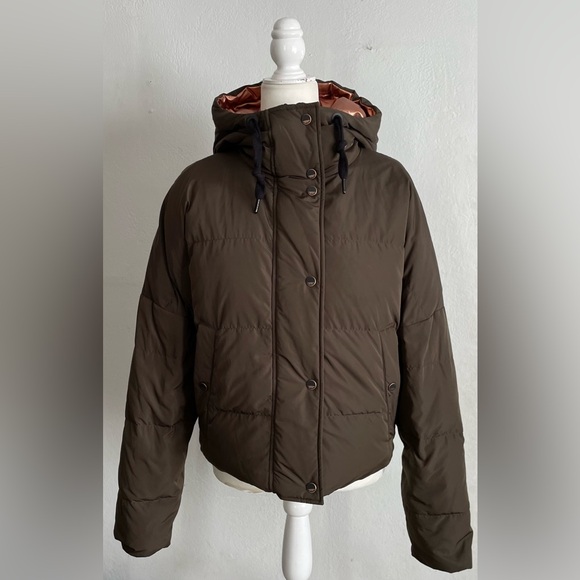 ANDREW MARC McKenna Reversible Down Filled Hooded Jacket - Picture 2 of 11
